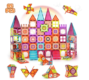95pcs blocs de xây dựng magnetiques OEM trẻ em từ gạch DIY Đồ chơi giáo dục cho trẻ em từ khối xây dựng - Product Image 1