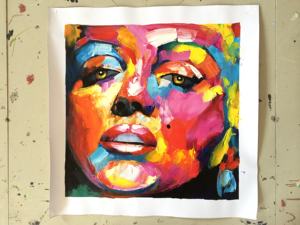 <span class=keywords><strong>Couteau</strong></span> à palette <span class=keywords><strong>peinture</strong></span> à l'huile sur toile mur art photos de pop art homme abstrait fait à la main texture épaisse <span class=keywords><strong>acrylique</strong></span> moderne personnalisé - Product Image 5