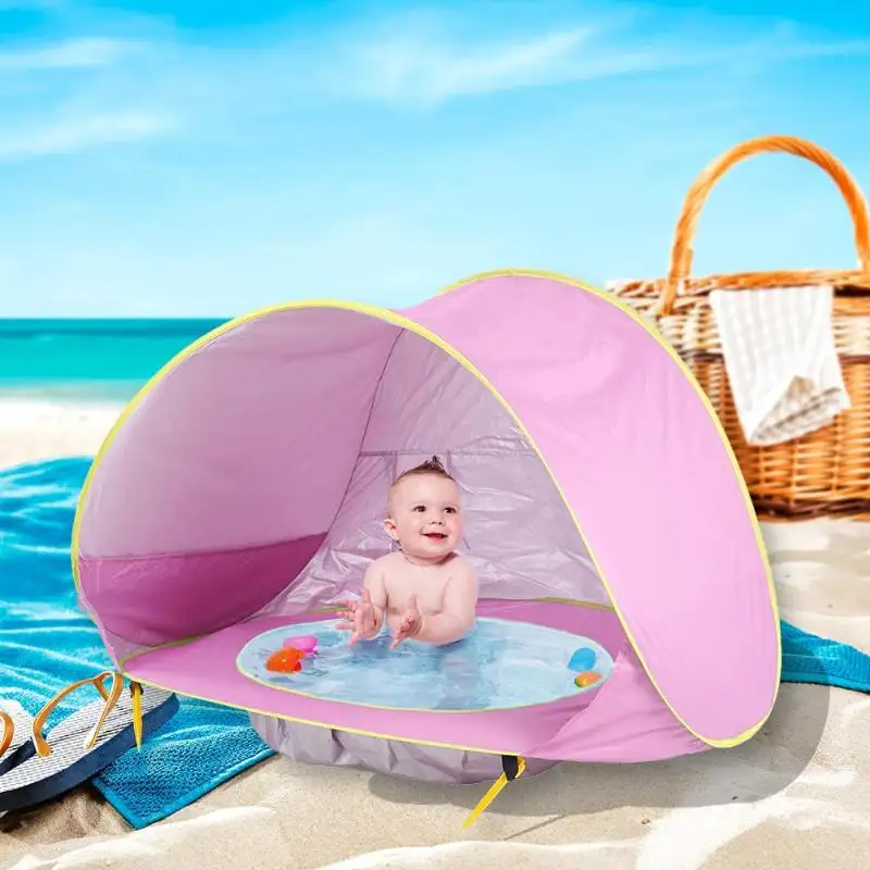 Collapsiblele Pop Up Baby Kids Baby Beach Tent Voor Strand Voor Kinderen