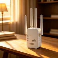 Extenseur WiFi d'intérieur 300 Mbps, amplificateur de signal WiFi compact avec port Ethernet, prise murale WPS 2,4 GHz, répéteur WiFi universel pour hôtel