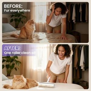 Scalable Eco Friendly Pet Easy Cleaning Plush Pet <b>Dog</b> Hair Remover Plastic Brush Portable Adjustable Length Cat Hair Brush - Product Image 5