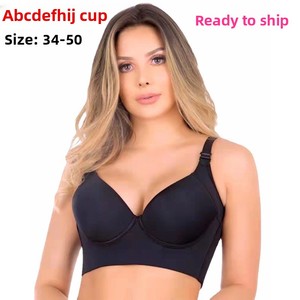 Soutien-gorge de sport pour femmes grandes tailles avec soutien secondaire pour <span class=keywords><strong>poitrine</strong></span> généreuse, effet minimisant - Product Image 2