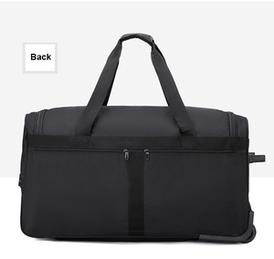 Unisex New Multifunctional 2-<b>Wheel</b> Foldable Durable 155L Travel Trolley Luggage Bag <b>Backpack</b> with Compressible Shoulder Straps - Product Image 4