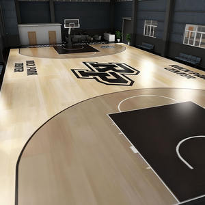 Piso de Madera de Arce Ensamblada Más Popular con 1 Año de Garantía Antideslizante para Escaleras y Proyectos Comerciales - Product Image 1