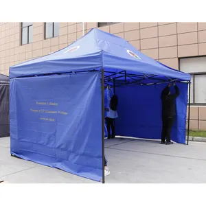 خيمة مضادة للماء قابلة للطي ومطبوعة حسب الطلب للمناطق الخارجية بمظلة للمعارض التجارية والحفلات بسعر المصنع