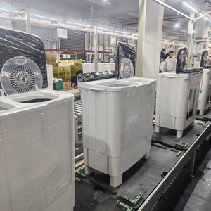 Lave-<span class=keywords><strong>linge</strong></span> semi-automatique à double cuve OEM 20 kg, équipement de lavage pour la maison, grandes apparences électroménagères - Product Image 5