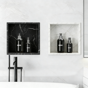 <span class=keywords><strong>Niche</strong></span> murale moderne avec texture de marbre blanc, <span class=keywords><strong>niche</strong></span> de salle de bain intégrée, acier inoxydable SUS304, <span class=keywords><strong>niche</strong></span> murale encastrée pour <span class=keywords><strong>douche</strong></span> - Product Image 2