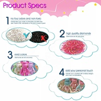 Nouveau 2025 cadeau bricolage créer strass diamants ours coller Kit Non toxique 5D diamant Bling strass ours Kit