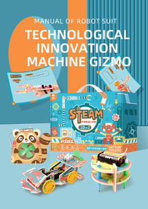Steam-Kit de Laboratorio de Ciencia 10 en 1 para niños, <span class=keywords><strong>Robot</strong></span> artesanal, materiales de estudio creativos, juguetes educativos para niños - Product Image 3