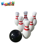 Grande arène sportive gonflable extérieure pour les jeux de bowling humains passionnants de bowling