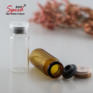 Медицинская Упаковочная бутылка, бутылка для лекарств и таблеток, матовая стеклянная бутылка с широким горлом и белой пластиковой крышкой - Product Image 1