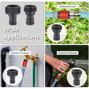 Male & Female Thread Nipple <b>Quick</b> <b>Connectors</b> <b>Quick</b> Connect Garden Hose Fittings, 3/4" Hose Faucet Nozzle <b>Quick</b> Connect Adapters - Product Image 4