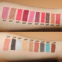 Crayon à lèvres crémeux longue tenue, waterproof, végan, sans cruauté, aux herbes, 22 couleurs, brun foncé nude, marque privée personnalisée