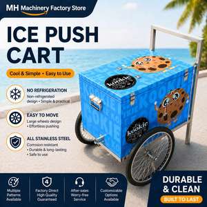 Venta caliente Helado Carro Remolque Camión de comida móvil <span class=keywords><strong>Mini</strong></span> tienda comercial Coche para la venta Italiano Gelato Cart Congelador - Product Image 5