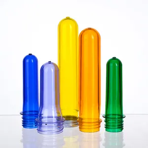 Su şişeleri için gıda sınıfı 30 Mm boyun boyutu şeffaf hurda plastik Preform