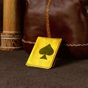 Portefeuille de voyage pour homme en cuir de vachette Boshiho, fin, vintage, fait main, en cuir Crazy Horse, pour cartes de crédit - Product Image 3
