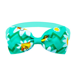 Collier <span class=keywords><strong>pour</strong></span> <span class=keywords><strong>chien</strong></span> à nœud papillon en forme de fleur multicolores à la mode en gros, accessoires universels <span class=keywords><strong>pour</strong></span> animaux de compagnie - Product Image 6
