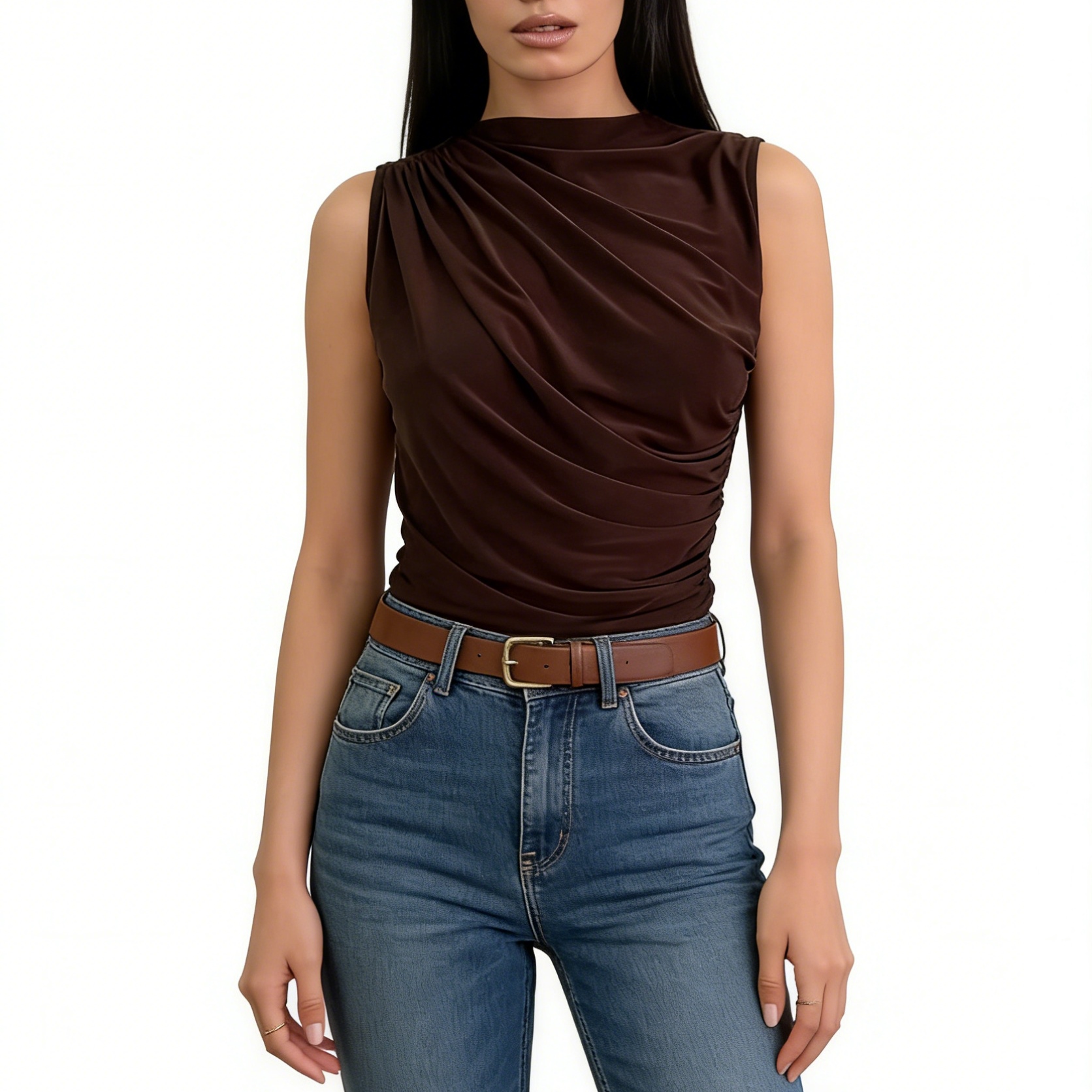 สีน้ำตาล