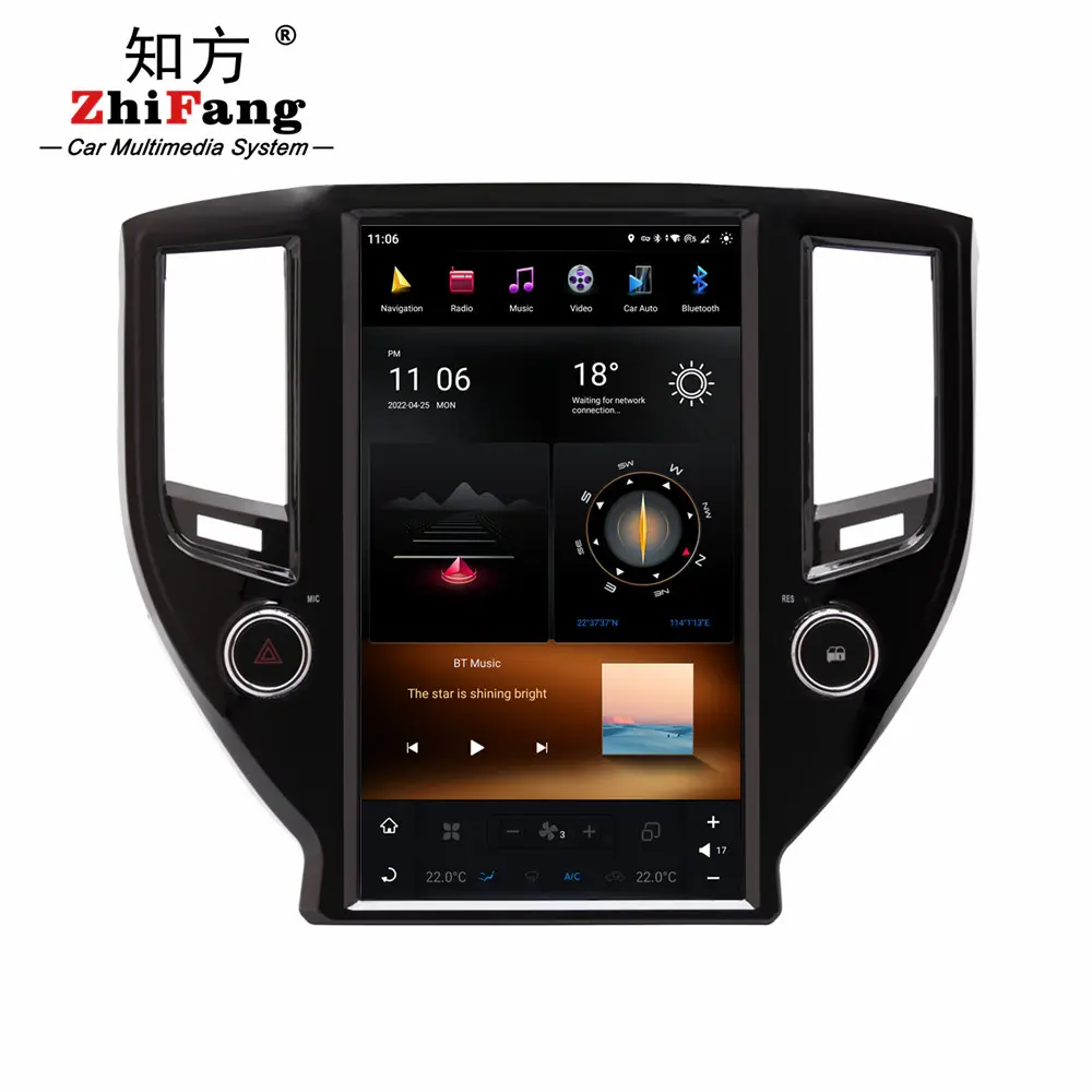 13.6 Inch Android 11 Auto Dvd Speler Gps Navigatie Voor Crown 2015-2018 Screen Stereo Auto Autoradio 'S 8G ram 128G Rom 8 Core