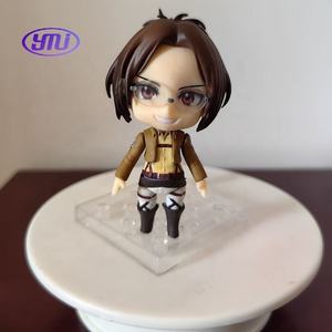 Versión Q # Figura de Anime de Ataque a los Titanes 1123, <span class=keywords><strong>Hange</strong></span> <span class=keywords><strong>Zoe</strong></span> con Rostro Intercambiable - Product Image 4
