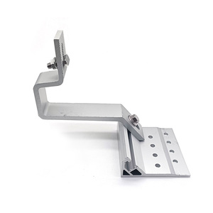 Mái ngói phẳng Châu Âu năng lượng mặt trời PV Cấu trúc nhôm điều chỉnh mái móc cho hệ thống lắp đặt năng lượng mặt trời - Product Image 1