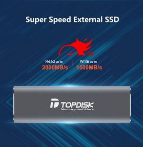 Topdisk USB C 1TB 2TB di động bên ngoài disque dur externe Disco Duro SSD ổ đĩa trạng thái rắn ổ đĩa cứng cho máy tính xách tay - Product Image 2