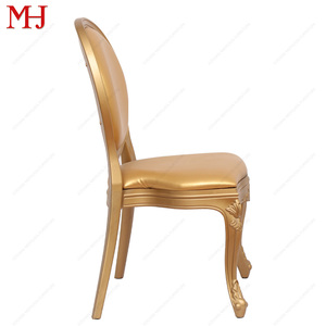 Hot <span class=keywords><strong>Sale</strong></span> Stapelbarer eleganter Hotel Bankett Gold Louis <span class=keywords><strong>Ghost</strong></span> Stuhl für Veranstaltungen - Product Image 3