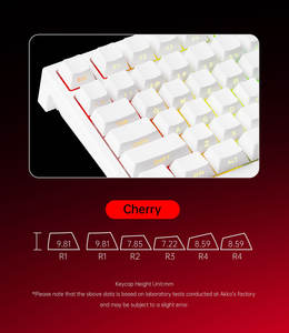 Clavier magnétique TAC75 HE - Noir et blanc RT 0,005 mm Compatible avec les commutateurs magnétiques courants Clavier à commutateurs magnétiques - Product Image 3