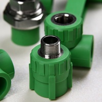 Aksesoris Pipa REHOME Sambungan Siku 90 Derajat 20mm 25mm 32mm PN20 Soket PPR Adaptor PPR Male Coupling Fitting Pipa