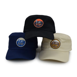 Gorras Planas Personalizadas de Algodón con Bordado, Gorra Plana Ajustable Estilo Cadete, Gorras de Camuflaje para Caza, Gorra Plana de Guardia de Seguridad - Product Image 6