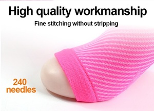 Vớ thể thao bảo vệ bằng nylon unisex tùy chỉnh với phần hỗ trợ mắt cá chân nửa hở ngón - Product Image 6