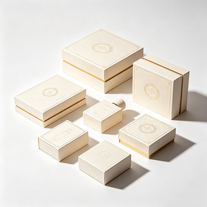 Scatola Pieghevole Multiuso in Carta Artistica Ecologica con Laminazione Opaca e Goffratura per Confezioni di Creme Viso, Cosmetici e Alimenti - Product Image 1