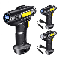 Pompe à air électrique pour voiture, 120W, pour gonfler les pneus, compresseur d'air rechargeable, équipement de gonflage numérique