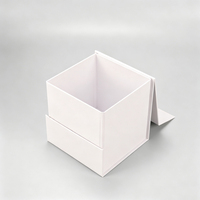 Caja de Regalo de Cartón Plegable con Asa para Velas Aromáticas Rígidas de Lujo de 8 y 10 Onzas con Logotipo Personalizado