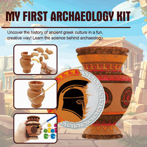STEM educativo nuevo <span class=keywords><strong>mi</strong></span> <span class=keywords><strong>primer</strong></span> <span class=keywords><strong>kit</strong></span> <span class=keywords><strong>de</strong></span> arqueología explorar restaurar artefacto griego color pintura ciencia DIY artesanía <span class=keywords><strong>Kit</strong></span> - Product Image 4