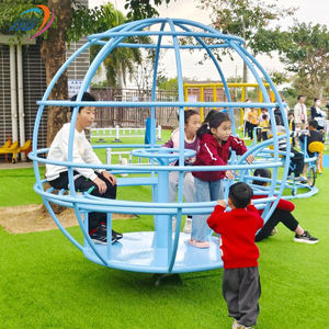 Customized Outdoor Kid's <strong>Game</strong> Playground Facilities Rotating Globe Unpowered Amusement <strong>Equipment</strong> - Product Image 5