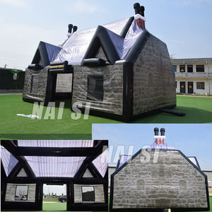 Carpa Inflable para Pub Irlandés con Impresión Completa y Chimenea, Casa de Bar Inflable para Club de Cerveza - Product Image 3