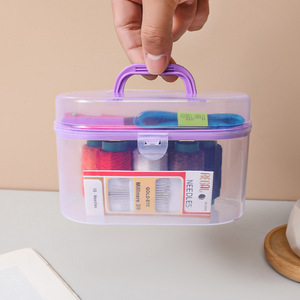 Sewing Kit 10 Piece Set Portable Hand Sewing Thread Mending <b>Tools</b> Storage <b>Box</b> Needlework Essentials - Product Image 4