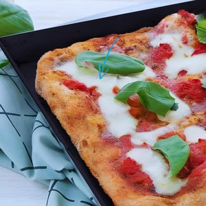 Set di teglie rotonde per pizza da 32 cm, teglia antiaderente con bordo basso per utensili da pizza - Product Image 6