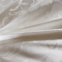 Oreiller en satin jacquard rembourré de duvet, anti-acariens, anti-poussière, motif uni, soyeux et rafraîchissant