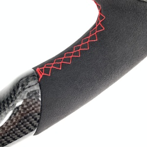 Volante de Fibra de Carbono y Alcántara Personalizado CCExcellent para <span class=keywords><strong>Ford</strong></span> <span class=keywords><strong>Mustang</strong></span> 2015-2023 - Product Image 4