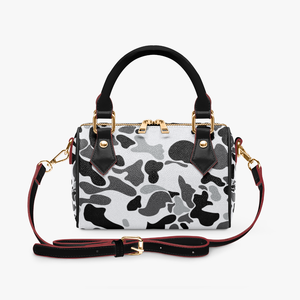 Women Large Size Custom <strong>Green</strong> Camo Print Design Pu Leather Handbag Lady Top Handle Crossbody Bag Cloud Camo Zipper Satchel <strong>Purse</strong> - Product Image 3