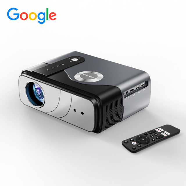 OEM 1600 ANSI Smart Google TV Projector 4K 1080P Auto Focus Keystone Correction Android11 BT 5 2 WIFI6