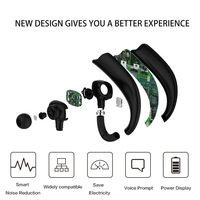 TWS Oreille Unique X23 Casque sans Fil Crochet Oreille Sport Business Casque Conduite Voiture Véritable Écouteur Sans Fil