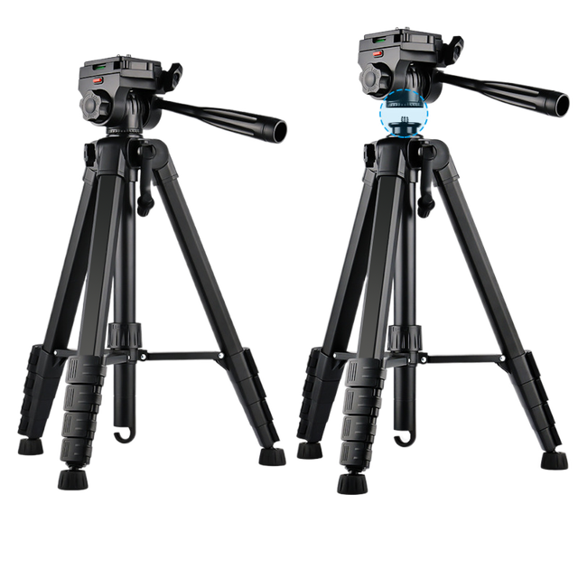 Aluminum Professional Fluid Head Camera Tripod Stand