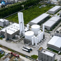Usine de séparation d'air par oxygène liquide cryogénique 250-300 tonnes par jour pour centre d'approvisionnement en gaz industriel