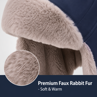Chapeau Ushanka Enfant en Gros, Chapeau d'Hiver Aviateur Doublé en Fausse Fourrure avec Cache-Oreilles pour Garçons et Filles, Fournisseur de Chapeaux Personnalisés avec Logo