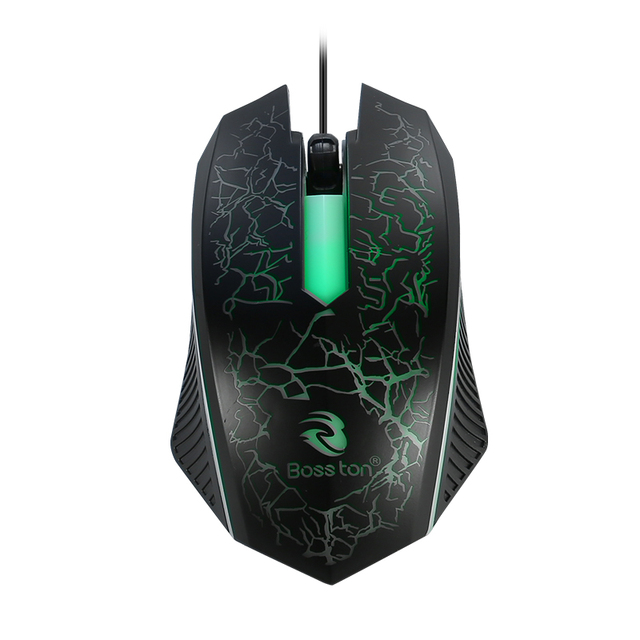 Custom Gaming Keyboard and Mouse Set 3D Crack Pattern Mouse with RGB Backlit Keyboard for Personalized Desktop Setup