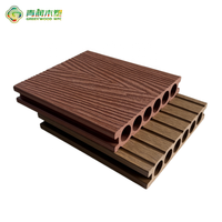 Planche de terrasse en WPC solide, revêtement composite anti-pourriture, terrasse en bois-plastique pour villa et jardin