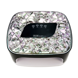 Lámpara de <span class=keywords><strong>Uñas</strong></span> <span class=keywords><strong>UV</strong></span> LED 2 en 1 SUN C21 Plus de 308W, OEM, 67 LED, Sin Daño a la Piel, Portátil, Eléctrica, con Diamantes - Product Image 4